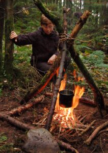 bushcraft with kids